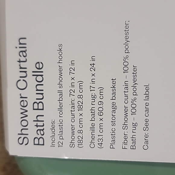 Room essentials 15 pc shower curtain bath bundle set - Picture 5 of 5